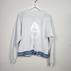 Unemployed Denim oversized sweater, M